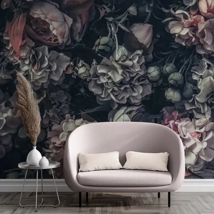 Fototapete: Tumšās puķes